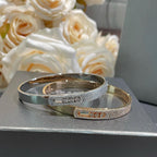 [Imperial] Move Noa Rose Gold Pavé Diamond Bangle Bracelet