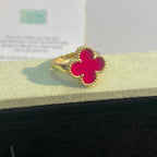 [Imperial] NEW CLOVER PINK ENAMEL RINGS