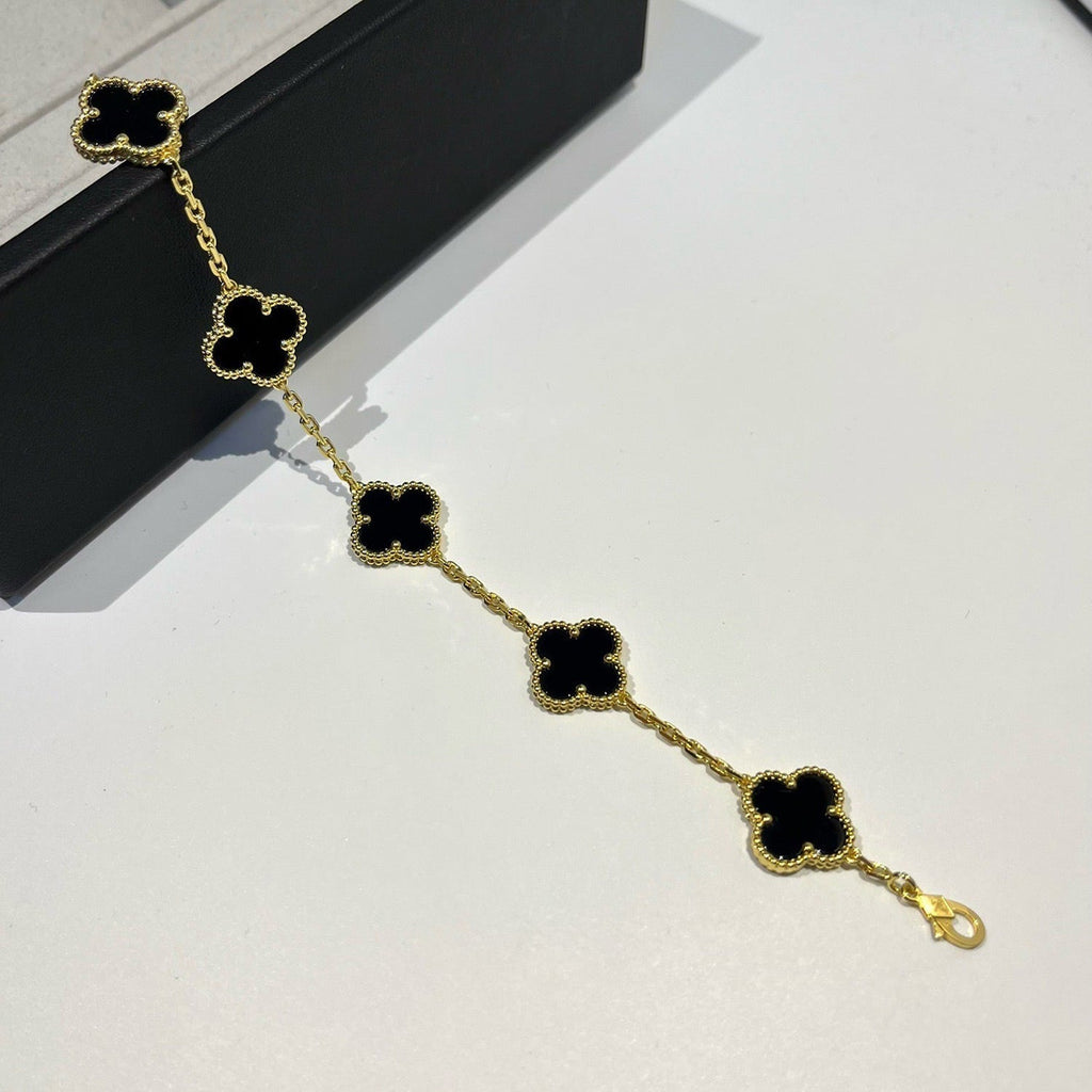 [Imperial]New CLOVER 5 MOTIF ONYXS BRACELET COLLECTION
