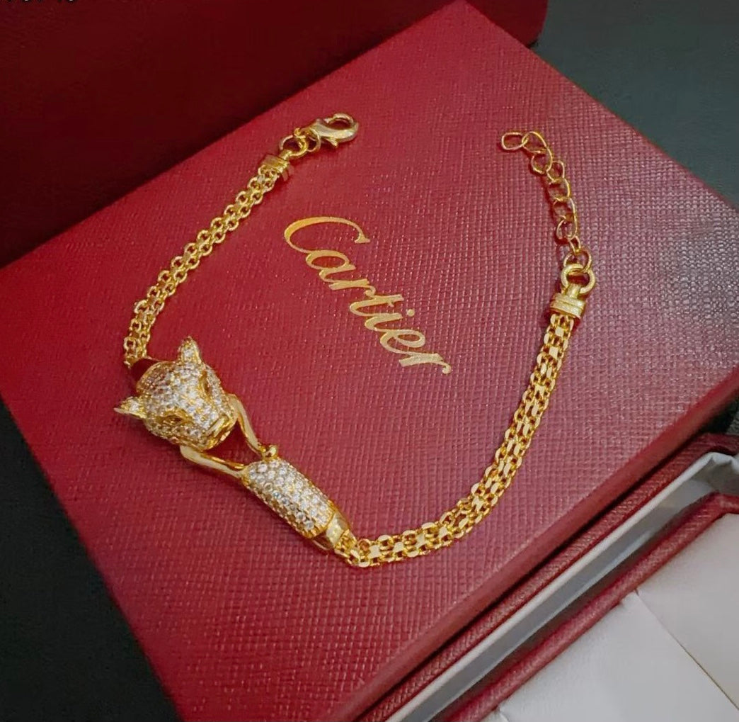 [Imperial]  PANTHERE  BRACELET DIAMONDS