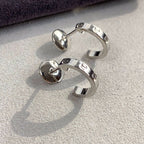 [Imperial] LOVE EARRINGS 2.65MM SILVER