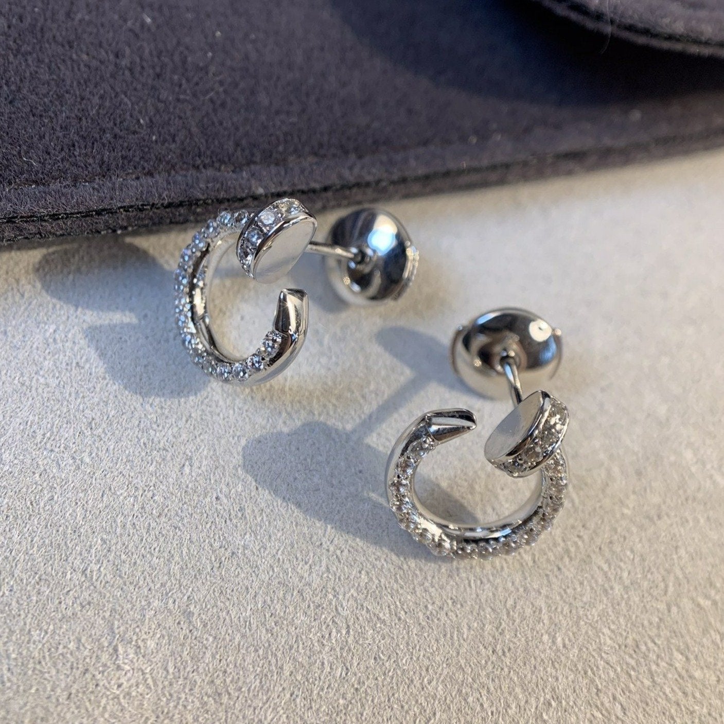 [Imperial] JUSTE EARRINGS SILVER DIAMONDS