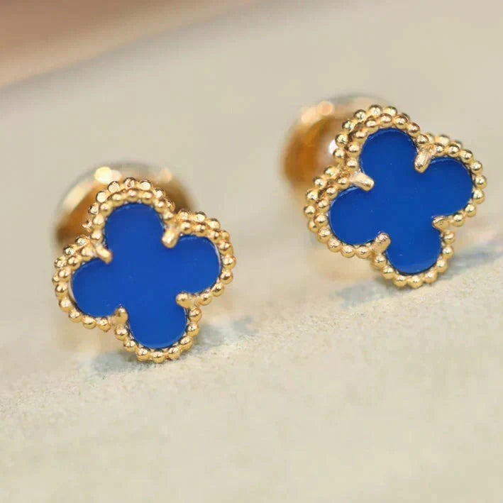 [Imperial] CLOVER MINI 9.5MM TURQUOISE EARRINGS