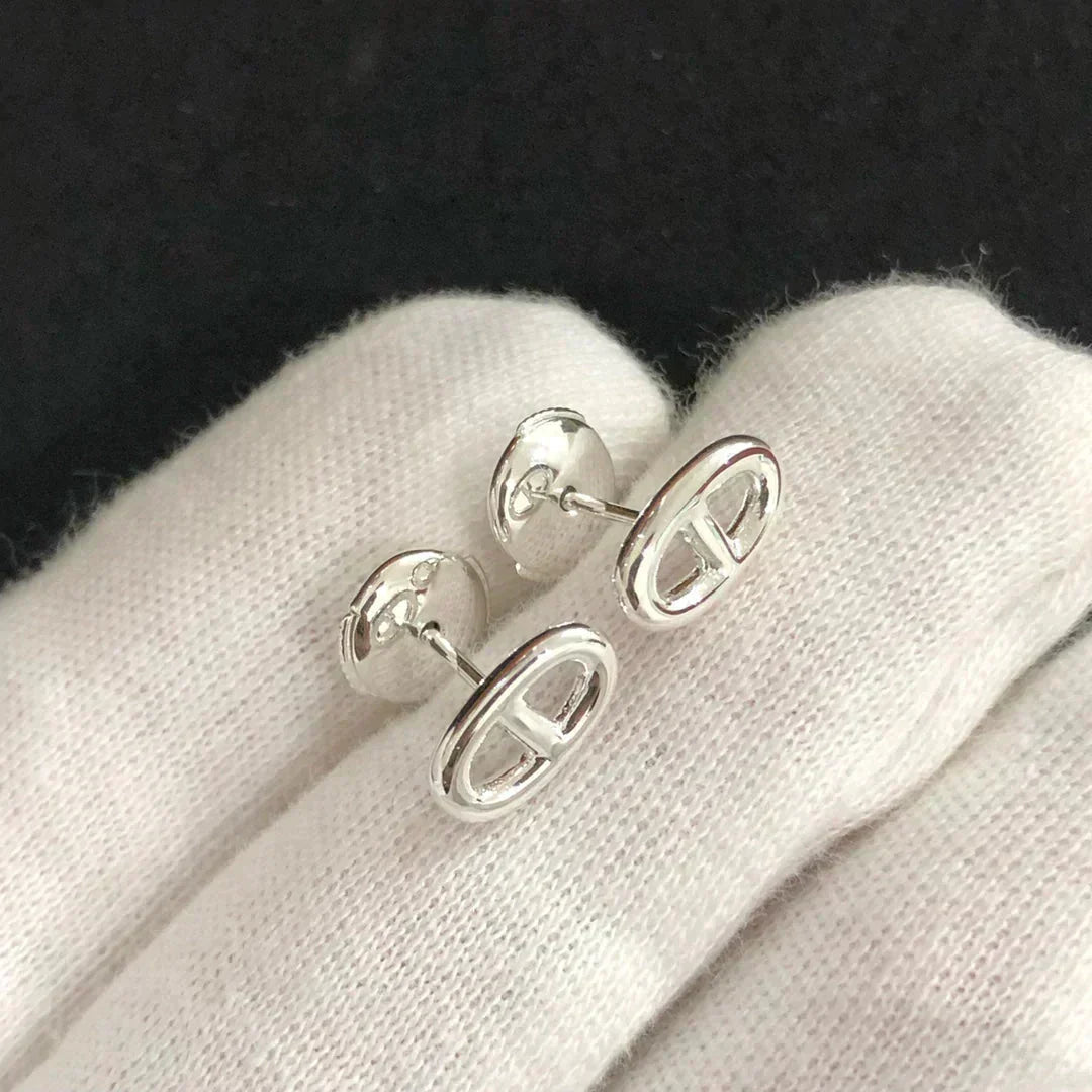 [Imperial] CHAINE SMALL EARRINGS GOLD AND SILVER