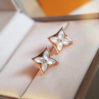 [Imperial] STAR MOP PINK GOLD EARRINGS