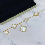 [Imperial] MAGIC CLOVER MOP GOLD BRACELET 5 MOTIFS