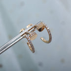 [Imperial] JUSTE EARRINGS 12.75MM PINK GOLD DIAMOND