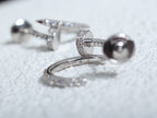 [Imperial] JUSTE EARRINGS 12.75MM SILVER DIAMOND