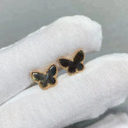 [Imperial] BUTTERFLY DARK MOP  EARRINGS