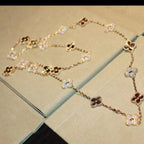 [Imperial] CLOVER 20 MOTIFS LASER DIAMOND NECKLACE