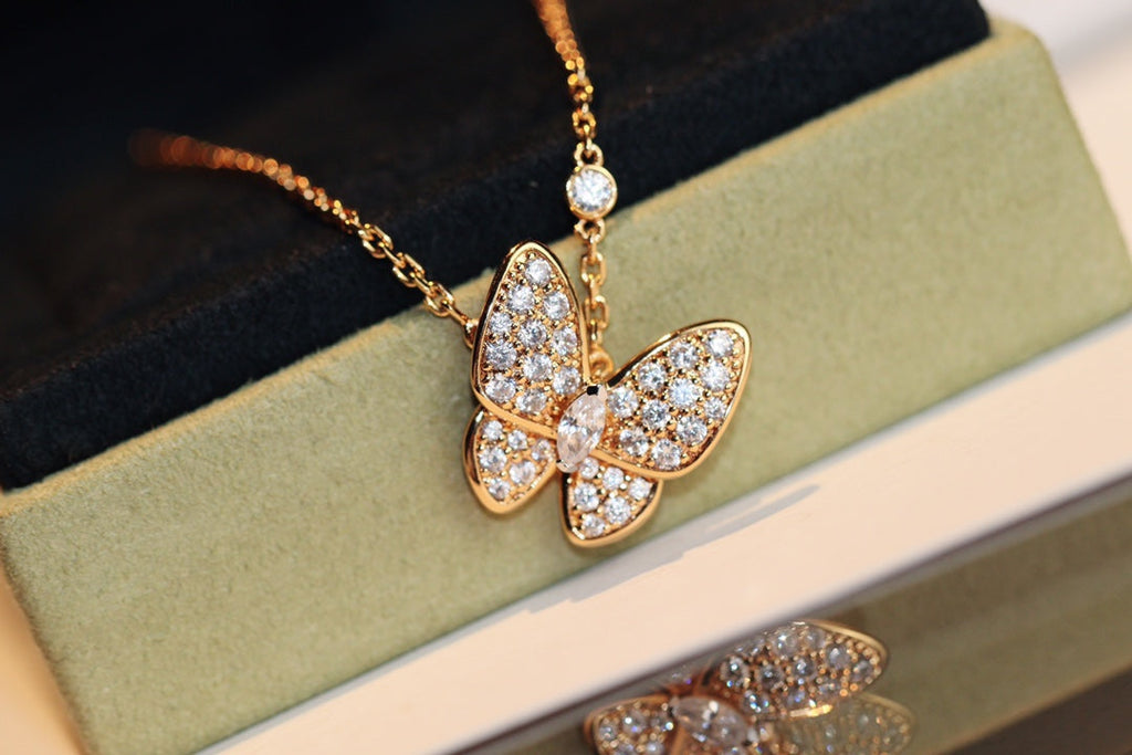 [Imperial] BUTTERFLY DIAMOND NECKLACE