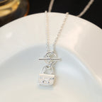 [Imperial] POP H PEDANT SILVER NECKLACE