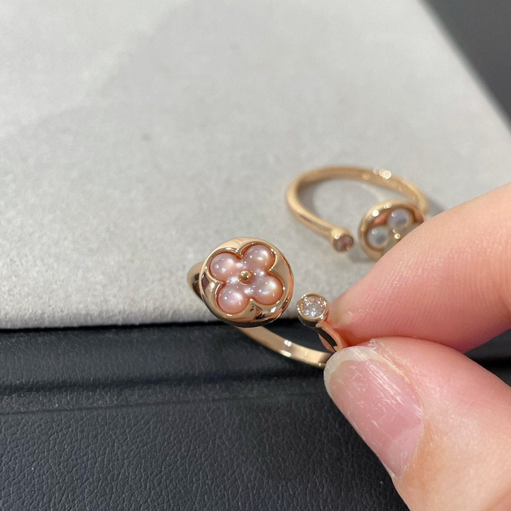 [Imperial] SUN 1 DIAMOND PINK MOP RING