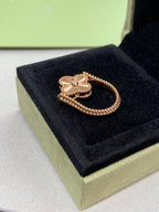 [Imperial] CLOVER RIVERSIBLE ROSE GOLD RING