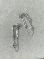 [Imperial] CHAINE CHAOS DIAMOND DROP EARRINGS