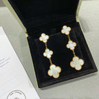 [Imperial] CLOVER MOP 3 MOTIFS GOLD EARRINGS