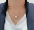 [Imperial] BEE LOVE DIAMOND PAVED 3 ROW NECKLACE