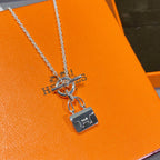 [Imperial] CONSTANCE PEDANT SILVER NECKLACE