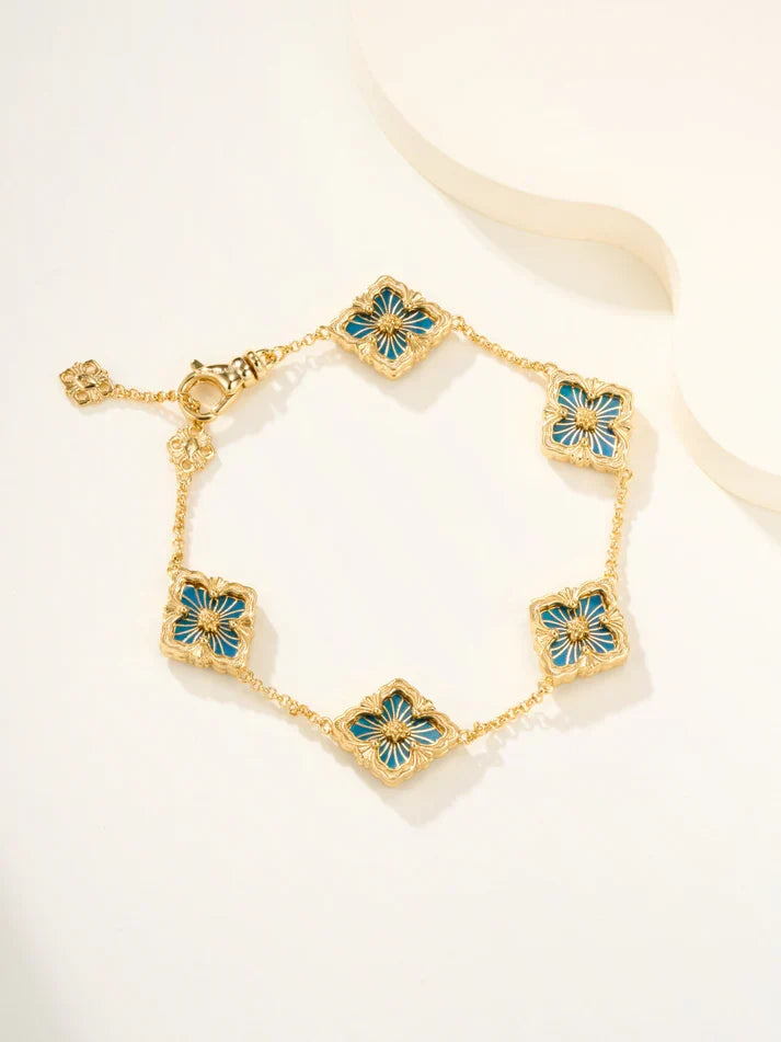 [Imperial]B.C.L ENAMELED Five-Flower Bracelet£¨Various Colors
