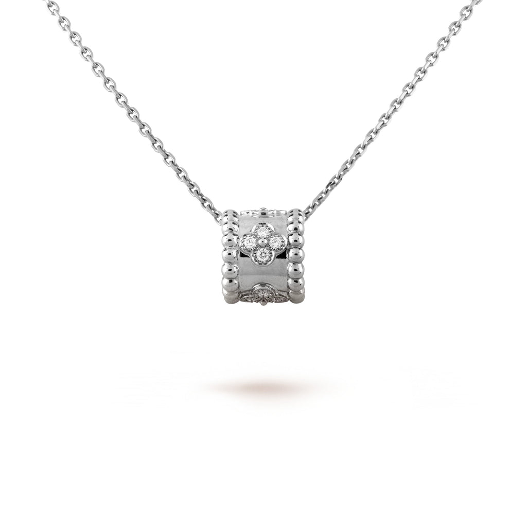 [Imperial] PERLEE PEDANT SIVLER DIAMOND NECKLACE