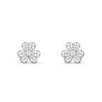 [Imperial] CLOVER COMOS DIAMOND EARRINGS SILVER