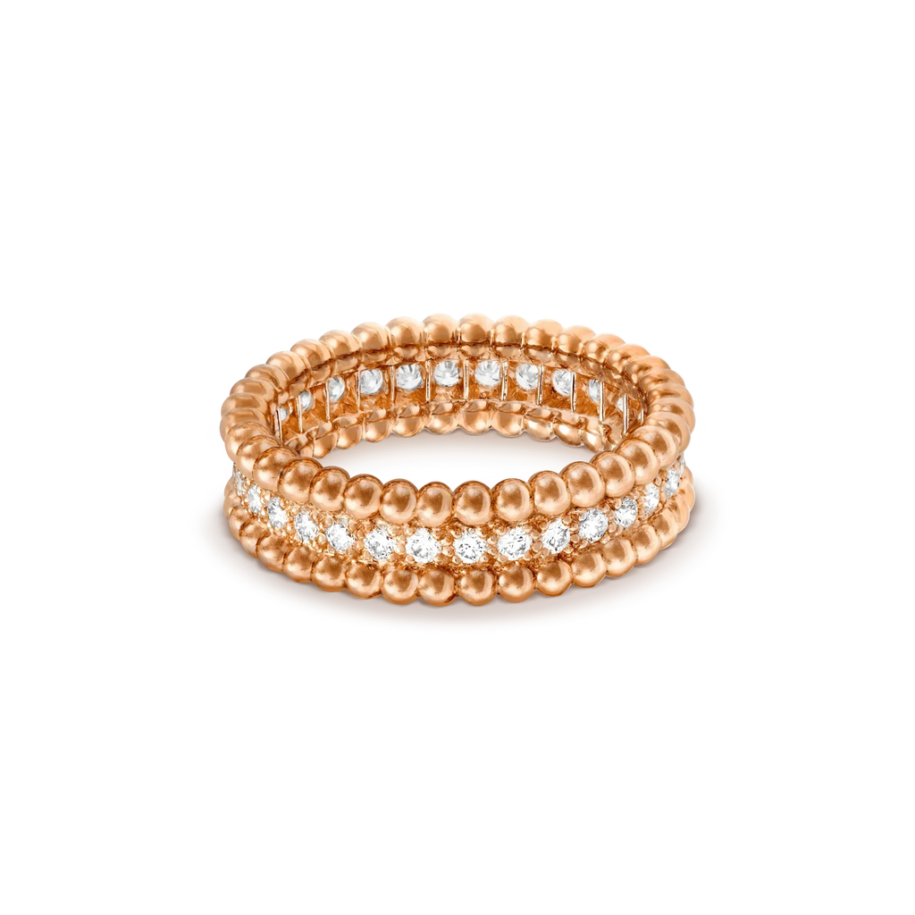 [Imperial] PERLEE DIAMOND ROSE GOLD RING