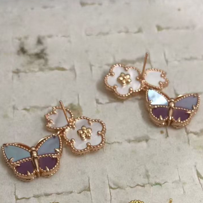 [Imperial] 26 NEW CLOVER LUCKY LIGHT PURPLE SET