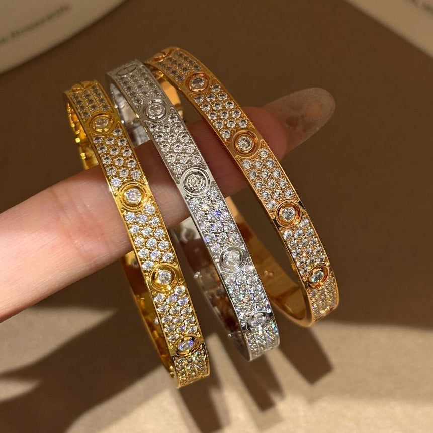 [Imperial] LOVE BRACELET 6.1MM DIAMOND-PAVED 10 BIG DIAMONDS