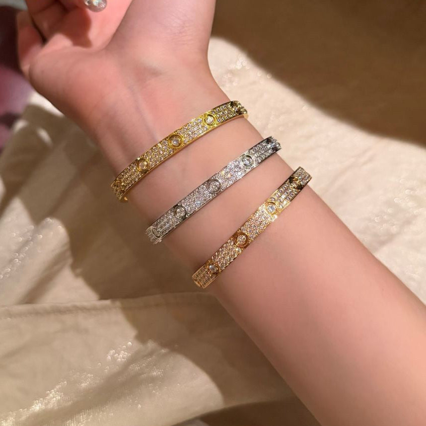 [Imperial] LOVE BRACELET 6.1MM DIAMOND-PAVED 10 BIG DIAMONDS