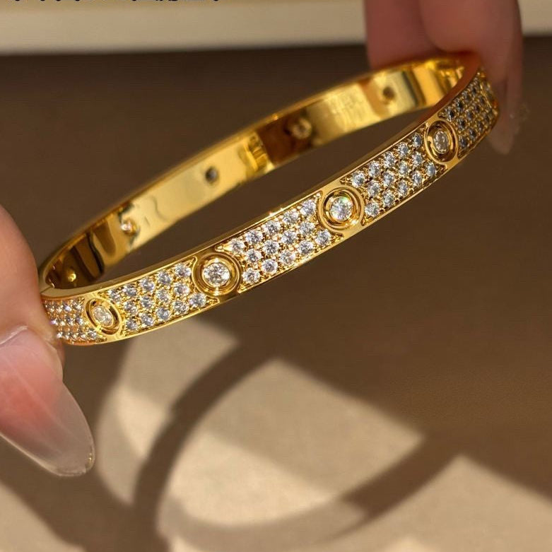 [Imperial] LOVE BRACELET 6.1MM DIAMOND-PAVED 10 BIG DIAMONDS
