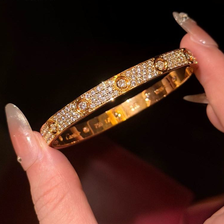 [Imperial] LOVE BRACELET 6.1MM DIAMOND-PAVED 10 BIG DIAMONDS