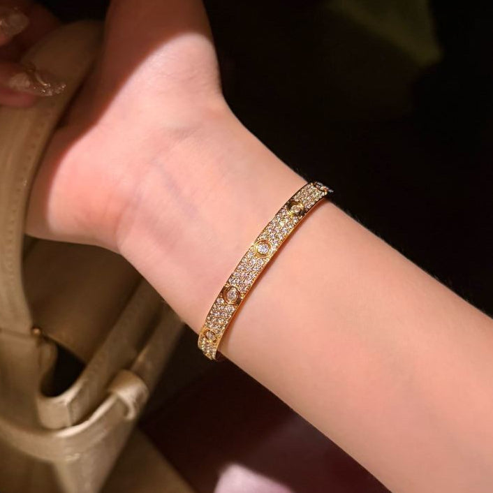 [Imperial] LOVE BRACELET 6.1MM DIAMOND-PAVED 10 BIG DIAMONDS