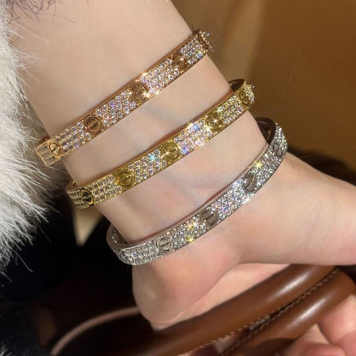 [Imperial] LOVE BRACELET 6.1MM DIAMOND-PAVED