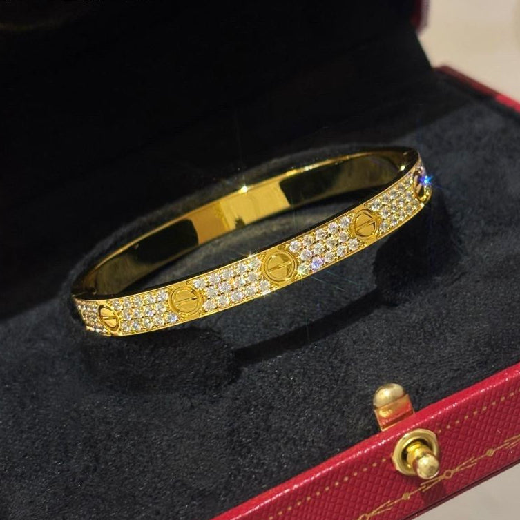 [Imperial] LOVE BRACELET 6.1MM DIAMOND-PAVED