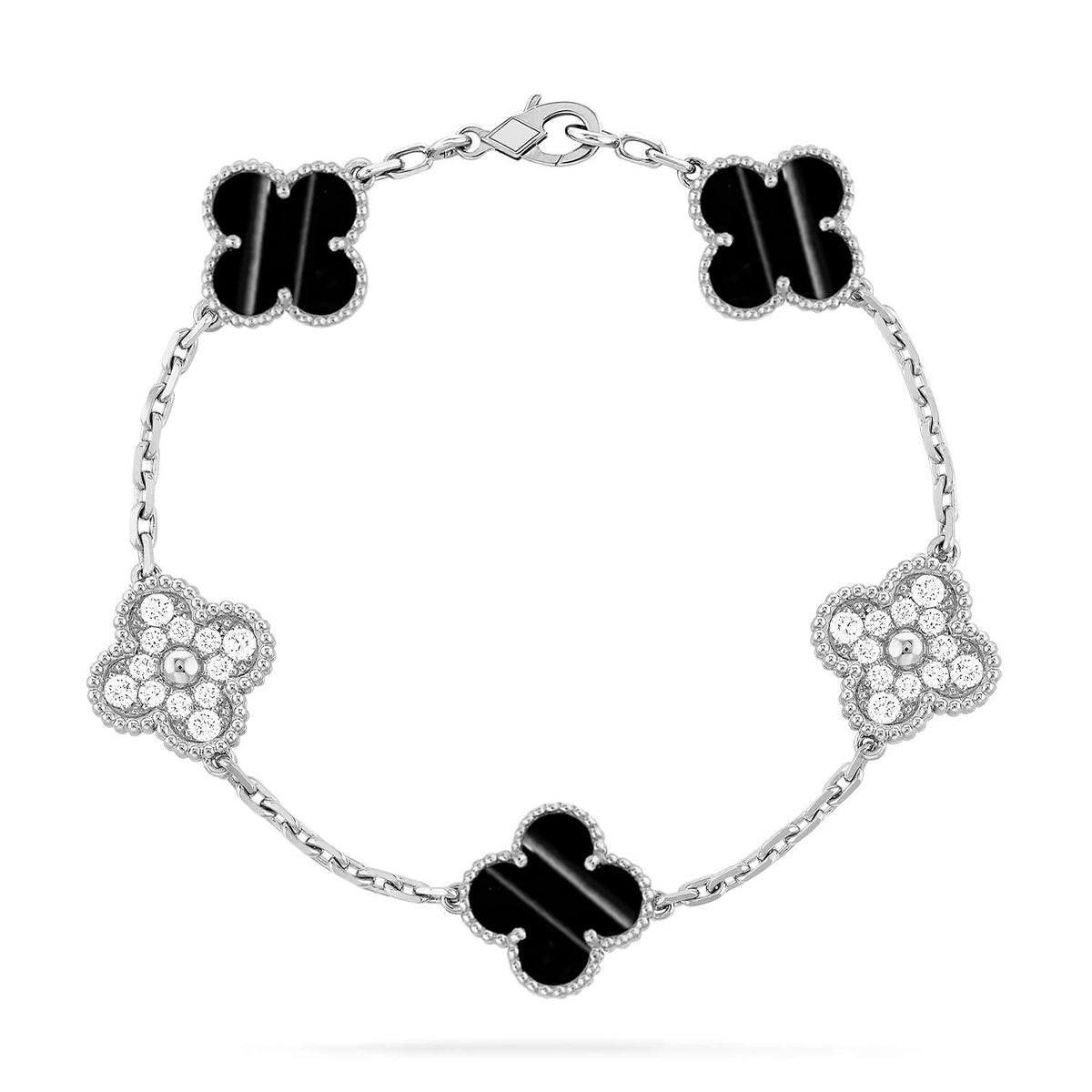 [Imperial]New  CLOVER 5 MOTIF PULSAR STONE BRACELET COLLECTION