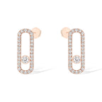 [Imperial] MOVE UNO STUD DIAMOND PAVED EARRINGS