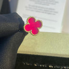 [Imperial] NEW CLOVER PINK ENAMEL RINGS