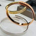 [Imperial] Move Noa Rose Gold Pavé Diamond Bangle Bracelet