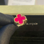 [Imperial] NEW CLOVER PINK ENAMEL RINGS
