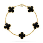 [Imperial]New CLOVER 5 MOTIF ONYXS BRACELET COLLECTION