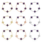 [Imperial]New CLOVER 5 MOTIF COLOR GEMSTONES BRACELET COLLECTION