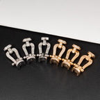 [Imperial] FORCE LARGE HORSESHOE HALF DIAMOND BRACELET ROSE GOLD