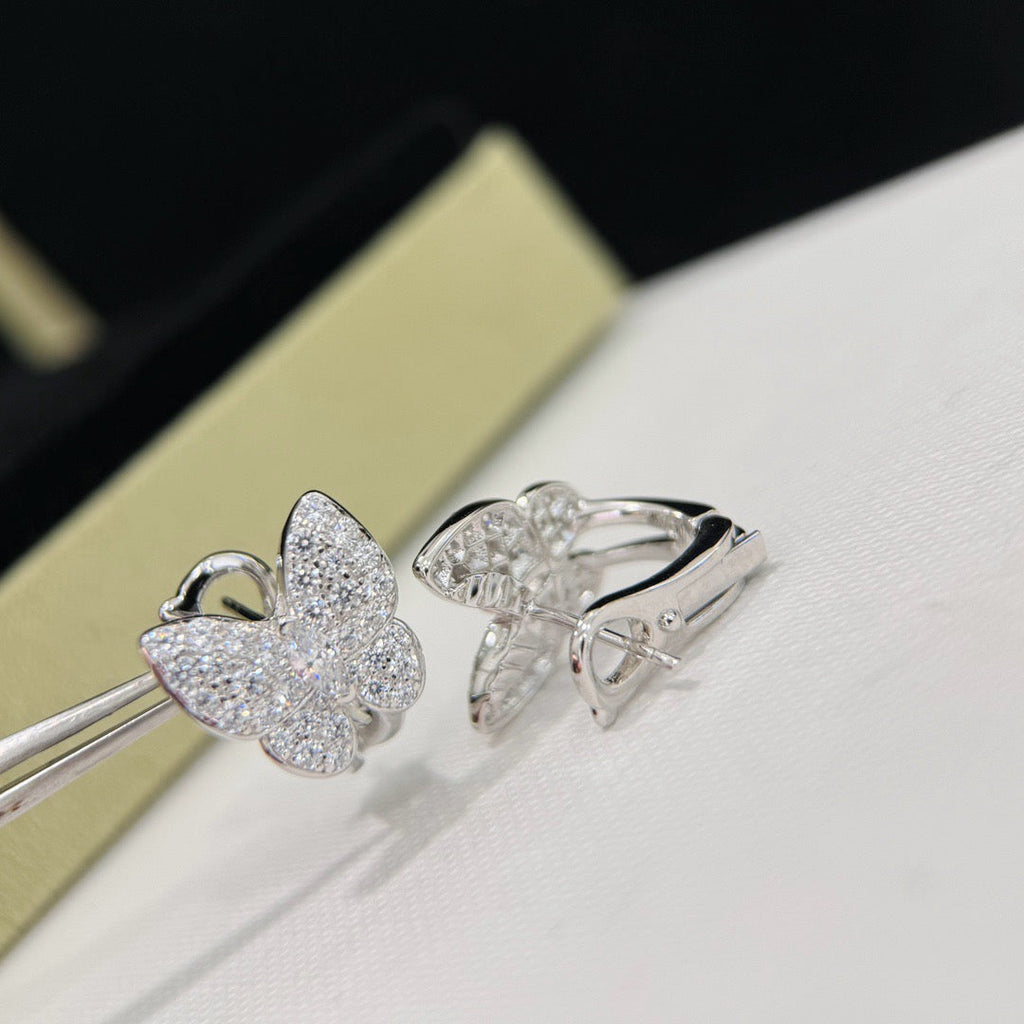 [Imperial] BUTTERFLY ALL DIAMOND EARRINGS