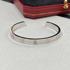 [Imperial] LOVE BRACELET 6.1MM 1 DIAMOND OPEN CUFF