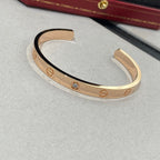 [Imperial] LOVE BRACELET 6.1MM 1 DIAMOND OPEN CUFF