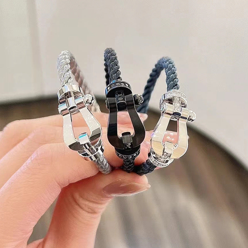 [Imperial] FORCE LARGE HORSESHOE NO DIAMOND BRACELET ROSE GOLD