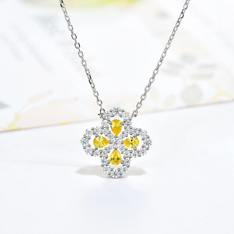 [Imperial] LOOP NECKLACE FULL MOTIF DIAMOND 16MM MULTIPLE COLORS