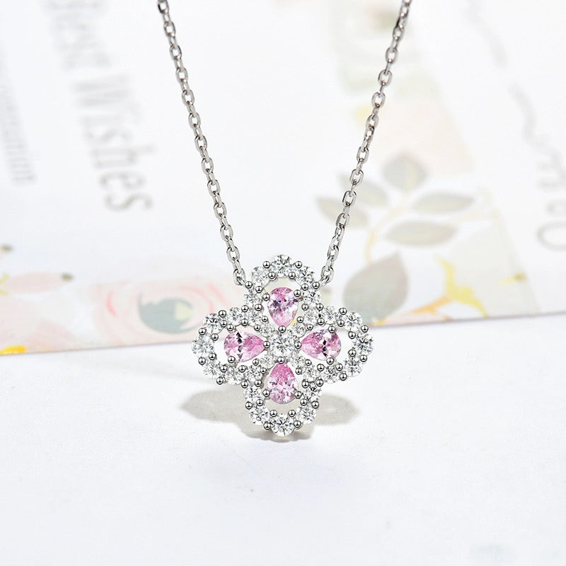 [Imperial] LOOP NECKLACE FULL MOTIF DIAMOND 16MM MULTIPLE COLORS