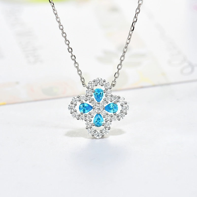 [Imperial] LOOP NECKLACE FULL MOTIF DIAMOND 16MM MULTIPLE COLORS