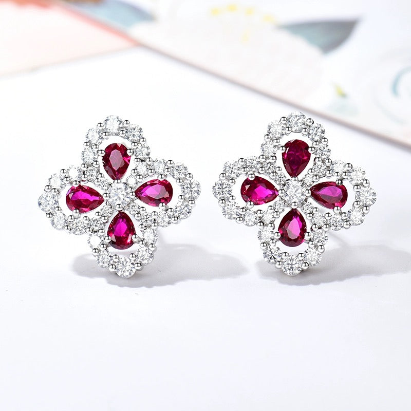[Imperial] LOOP EARRINGS FULL MOTIF DIAMOND 16MM